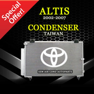 TOYOTA ALTIS 2002-2007 YEAR TAIWAN NEW CONDENSER/ KONDENSER (CAR AIRCOND SYSTEM)