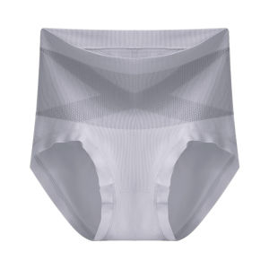 RunMall 3/1PCS Womens High Waist Panties cotton plain Briefs Lift Hip panty GOOD quality underwear