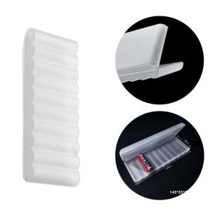 2pcs10 Slot Battery Organizer Durable Accessories Waterproof Battery Box Hard Plastic Battery Storage Solution