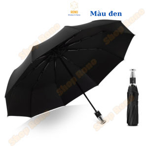 Ô Dù Che Mưa Ô Gấp Gọn Tự Động Vải Dù 2 Lớp Màu Chống Tia UV Khung 10 Nan Độ Mở Rộng 103cm