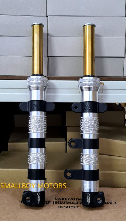 YAMAHA LC135 V2 55C 5SPEED CLUTCH TOBAKI RACING FRONT SHOCK ABSORBER LOWERED 4CM FORK DEPAN LR KIRI KANAN SET LC 135