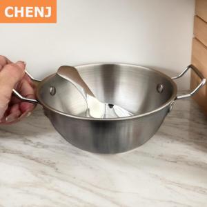 [COD] CHENJ KITCHEN Stainless Steel Household Cuisine Bowl With Handle Rice Wine Bowls Sauce Dish Food Serving Kitchen Tableware