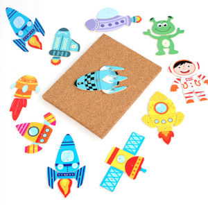 Đồ chơi gỗ rèn luyện kỹ năng giáo dục sớm montessori ghép hình bằng cách dùng búa gỗ ghim chi tiết vào bảng gỗ