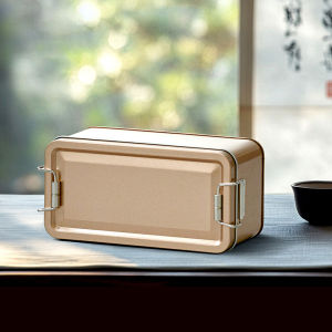 [Energetic] Hộp sắt hình chữ nhật với nắp công suất lớn quà lưu niệm đám cưới kẹo container dứa bông tuyết bánh bao bì hộp lưu trữ