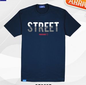 AQUANINE อควาไนน์ เสื้อยืดผู้ชาย Tshirt men รุ่น STREET เสื้อคอตตอนสีกรม มินิมอล สตรีท ใส่สบายตัว ไม่ร้อน ลิขสิทธิ์แท้