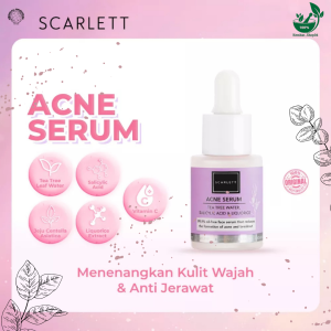 Scarlett Terlaris 2 Botol Whitening Acne Serum Wajah