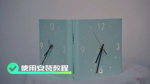 Đồng hồ treo tường góc hai mặt thiết kế mới phong cách hiện đại phù hợp phòng khách và gia đình