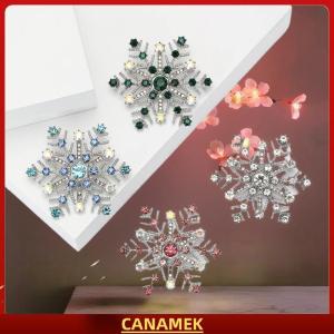 Miễn phí vận chuyển✨ Thời trang sang trọng Rhinestone bông tuyết trâm cài cho phụ nữ quần áo áo trang sức phụ kiện Quà Tặng