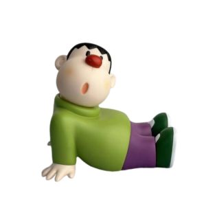 SEJUE4373 Shin-Chan bút chì màu Giá đỡ điện thoại Fat Tiger Mô hình nhân vật Hổ béo Giá đỡ điện thoại di động Giá để bàn Búp bê PVC Phụ kiện điện thoại