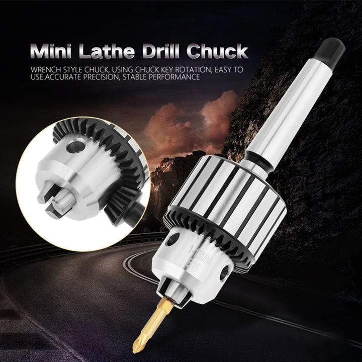 1-13mm Capacity Carbide Steel MT2-B16 Arbor Key Type Drill Chuck - View #6