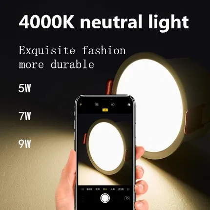 TOLO%20Pin%20light%20Tri%20color%20LED%20Downlight%20Dimmable%20light%20Recessed%20Round%20Panel%20Light%20Ultra-Thin%20Ceiling%20Light%205W%207W%209W%20-%20Image%207