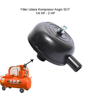 Filter Saringan Udara Kompresor Angin 1/4 HP - 2 HP SDP Drat 1/2 Inch