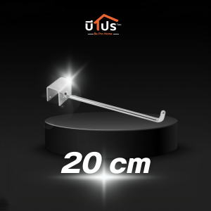 ตะขอแขวนสินค้าเกี่ยวแป๊ปเหลี่ยม ไม่มีที่ใส่ป้ายราคา