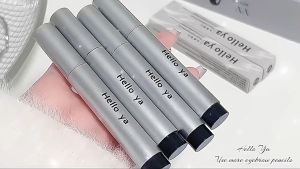 Helloya Pen Kening 毛流感野生眉液体水眉笔 Liquid Brow Pen 根根分明持久不晕染睫毛眼线多叉刷头毛绒 Waterproof Natural Eyebrow Pen