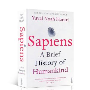 【TH Ready Stock หนังสือภาษาอังกฤษ】หนังสือ เซเปียนส์ ประวัติย่อมนุษยชาติ : Sapiens A Brief History of Humankind English Book Reading Gift