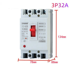 DZ15-40/390 3P 32A/40A/63A/100A air switch molded case circuit breaker protector 380/220v three-phase