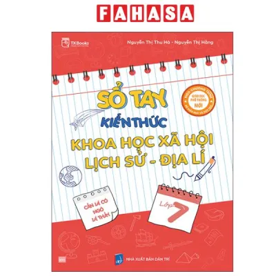 Fahasa - Sách - Sổ Tay Kiến Thức Khoa Học Xã Hội Lịch Sử-Địa Lí Lớp 7