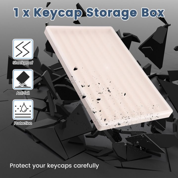 Waterproof Keycap Storage Box with Lid -for Keyboard Keycaps Display ...