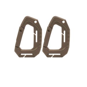 2ชิ้นตะขอสปริงรูปตัว D ยุทธวิธีพวงกุญแจกลางแจ้งเดินป่าตั้งแคมป์ขี่จักรยานกระบอกน้ำกระเป๋าเป้สะพายหลังพวงกุญแจตะขอสำหรับแขวน