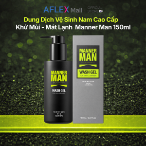 [Nhập Khẩu] Dung Dịch Vệ Sinh Nam cao cấp JILGYUNGYI Manner Man Wash Gel 150ml – Khử Mùi Mát Lạnh Nam Tính