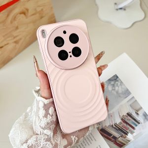 Wave Ripple Pattern Solid Color Bumper Phone Case For VIVO X300 X200 X300s X200s Pro Frosted Drop Protection Hard PC Back Cover