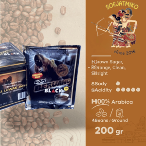 terlaris kopi hitam cap bruang black 1box 10sachet asli robusta
