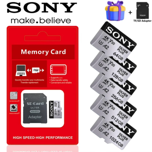 Sony 1TB Micro Flash SD Card Extreme SD Memory Card 64GB 128GB TF Flash Cards 512GB 256GB A2 U3 SD For Xiaomi Phone Computer