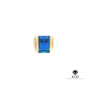 N81 Nhẫn nam đính đá màu phong thủy cao cấp JOJO