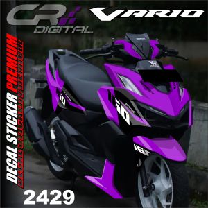 Decal Vario 160 Motif  Jepang Sticker Variasi Bonus Sticker Random+Bonus Laminasi glossy/doff
