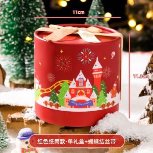 Christmas Party Essential: Red Handbag Cartoon Candy Box – Perfect for Gifting Sweets to Kids & Guests