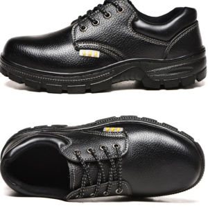รองเท้านิรภัยผู้ชาย รองเท้าผู้ชายแบบป้องกันการกระแทกและเจาะหัวเหล็ก ระบายอากาศได้ในฤดูร้อน น้ำหนักเบา มีแผ่นเหล็ก เหมาะสำหรับงานก่อสร้าง