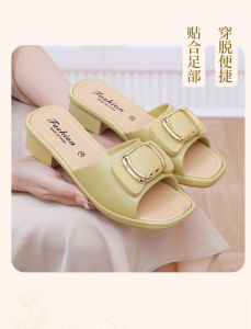 New Sandal Slop Jelly Wanita Hak Gesper Aira Import High Quality S2