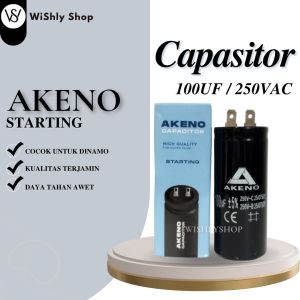 KAPASITOR STARTING 100UF 250VAC MEREK AKENO