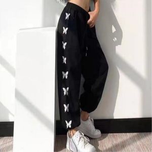 GIRLSHUB 【Ready Stock】Korean High Waist Thin Casual Tapered Pants Loose Long Pants Wide Leg 薄款运动裤女夏小个子显高宽松束脚裤女