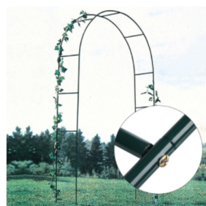 Garden Rack Wrought Iron Outdoor Arch Wall Trellis For Climbing Plants Arch Garden Arch Stand Flower Grape Arched 花园装饰拱门