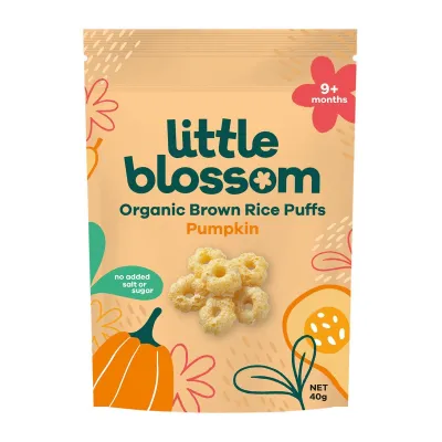 Little Blossom Organic Baby Puffs - Pumpkin