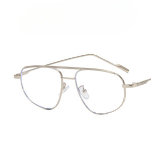 JN IMPRESSION Double Beam Toad-shaped Sunglasses 2022 New Oval Metal European and American Trendy Sunglasses for Men and Women Couples