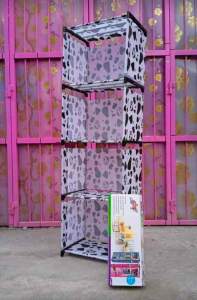RAK BUKU 4 SUSUN SERBAGUNA / RAK GSF 4205 / RAK MULTIFUNGSI / LEMARI 4 SUSUN 5 TINGKAT / RAK 5 TINGKAT 4 SUSUN PORTABLE MULTIFUNGSI