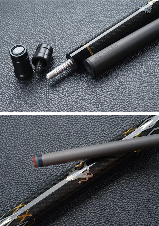 KONLLEN Billiard KL-3K Carbon Fiber Pool Cue Stick 12.2mm Tip 3*8