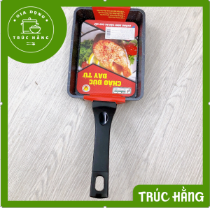 Chảo Vuông chống dính Vân Đá Bếp Từ Tithafac (13.5 x 37.5cm)