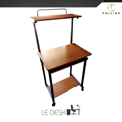 Computer Table - Desk with Wheels (Le Desk) | GX/ACT 468C GX/ACT 468 GX/ACT 468B | High Quality | Collinx Computer