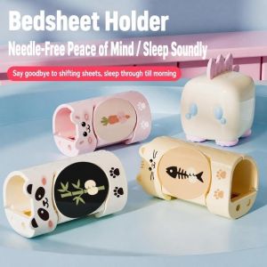 OWNNEW 6Pcs An toàn Kẹp cố định ga trải giường Không có chốt Có thể tái sử dụng Kẹp giữ ga trải giường Chống trượt Chống trơn trượt Dụng cụ cố định ga trải giường Trang chủ