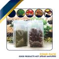 [50pcs] 12 x 22 cm Standing Pouch Flat Bottom Bening I Kemasan Kopi Snack Transparan I Kemasan Ziplock Clear. 