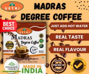 Madras Degree Coffee ( Filter coffee) - 3 in 1- True South Indian Taste-imported from india