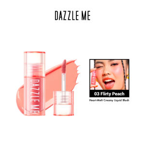 [LOCAL SHIPPING] DAZZLE ME Heart-Melt Creamy Liquid Blush Cheeks and Eyes Dual Us Blusher Pemerah Pipi Cecair