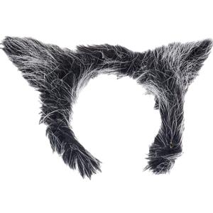 Soft Wolf Hearing Headpiece Soft Fleece Faux Hair Hair Addition For Costume Party Costuming Halloween Christmas Costume