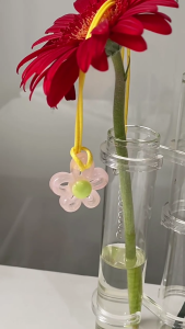 Flower Pendant Necklace Rope Necklaces Neck Pendant Necklace Cloth Material Party Gift for Woman Girls