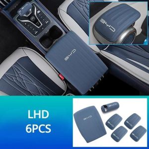 silica gel Car Gear Shift Collars armrest box Cover Case For BYD Atto 3 Yuan Plus 2022 2023 2024 accessories