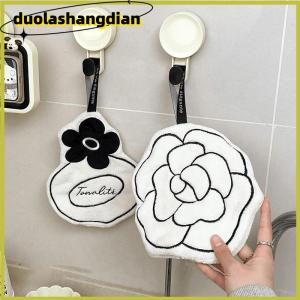 [Duola] Bathroom Double-thickness Hand Towel Home Convenient Hanging Quick-drying Absorbent Hand Towel Kitchen Handkerchief