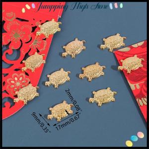 【Jumpping】 10Pcs FengShui en Money Turtle Japanese Lucky Tortoise for Fortune Wealth